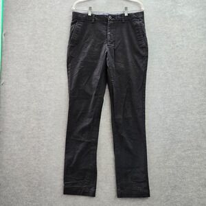 Banana Republic Pants 31X32 Black Aiden Chino Cotton Spandex
